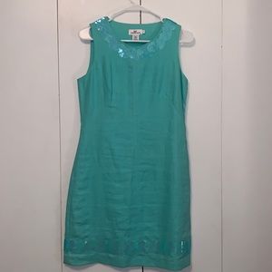 Vineyard Vines Aqua Shift Dress